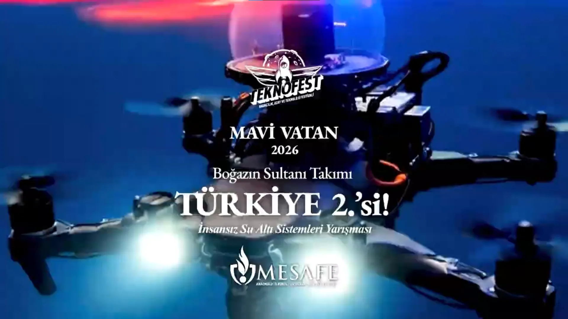 TEKNOFEST 2026 Mavi Vatan'da Türkiye İkincisi